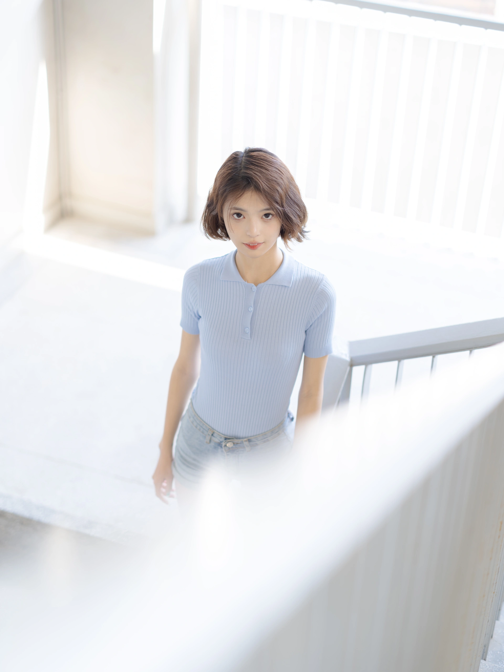 森萝财团写真 – 媛媛 试拍 15D超薄白丝插图5